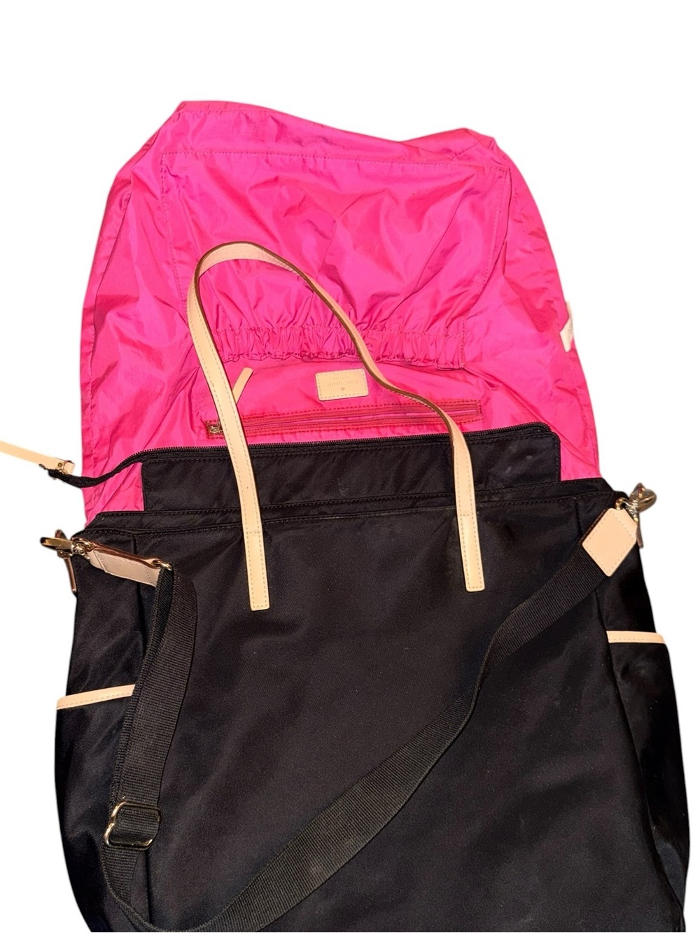 Kate Spade Honey Baby Bag Kennedy Park Black Nylon Diaper Bag - Picture 6 of 13